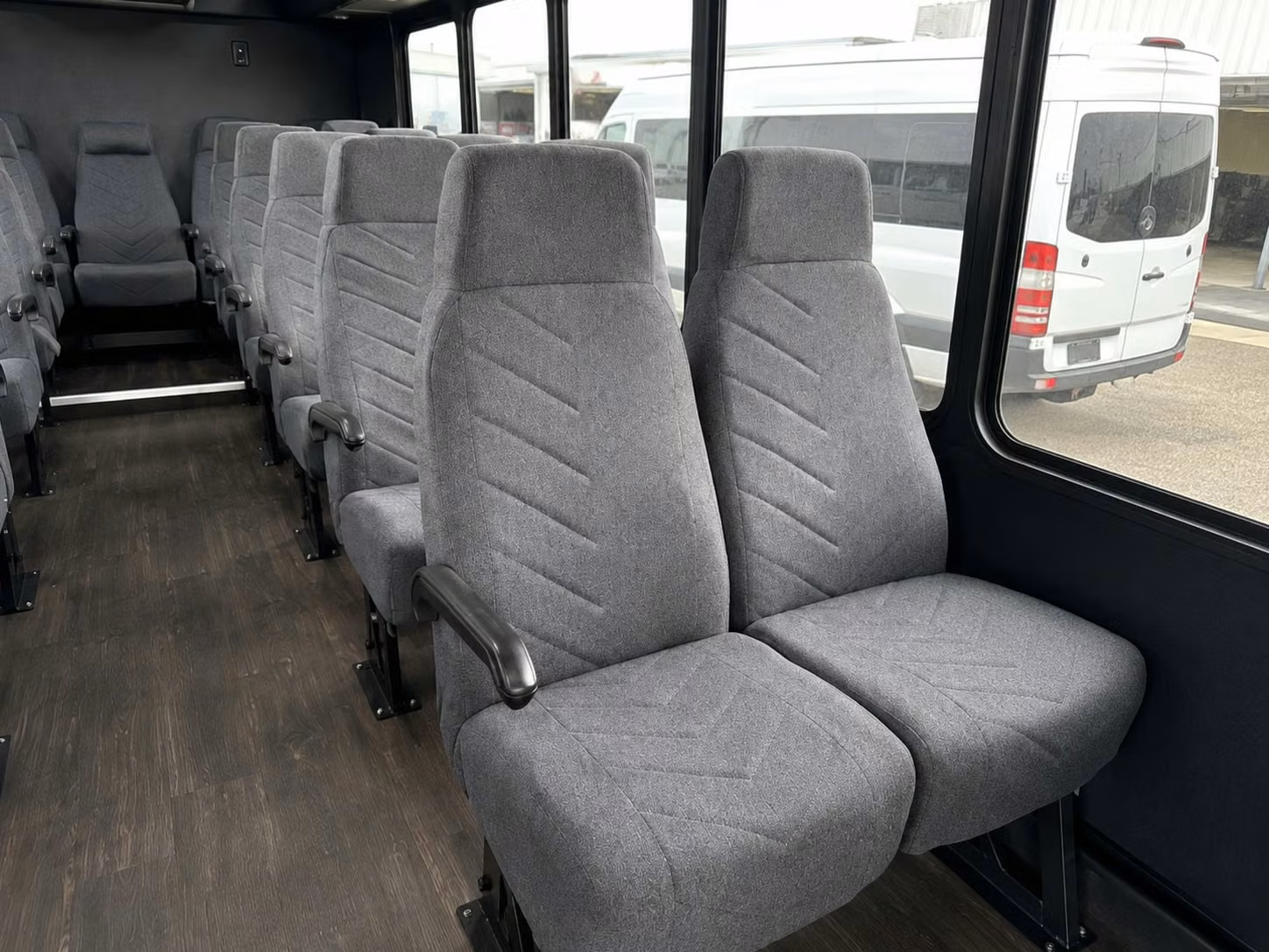 15 passenger minibus inside