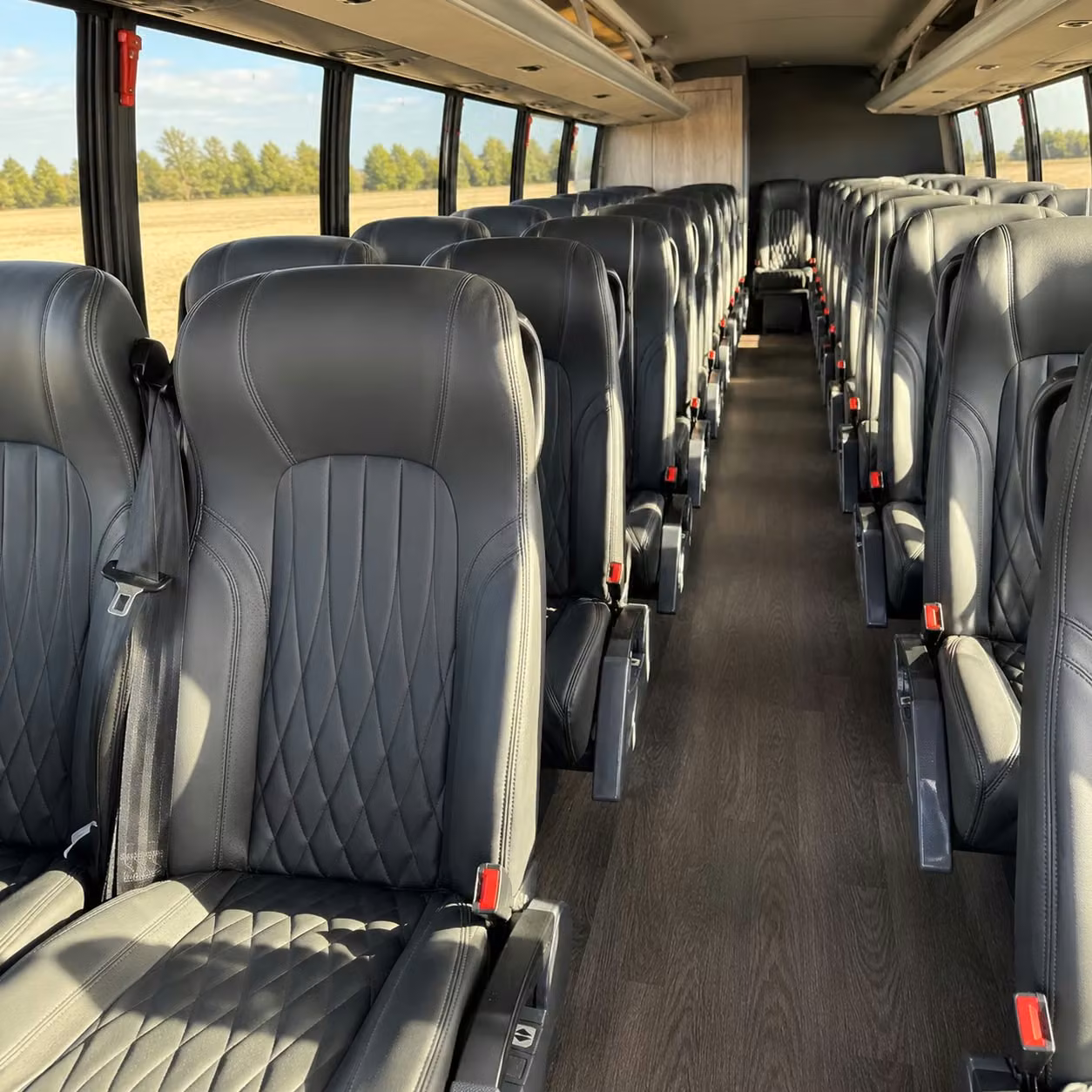 28 passenger minibus inside