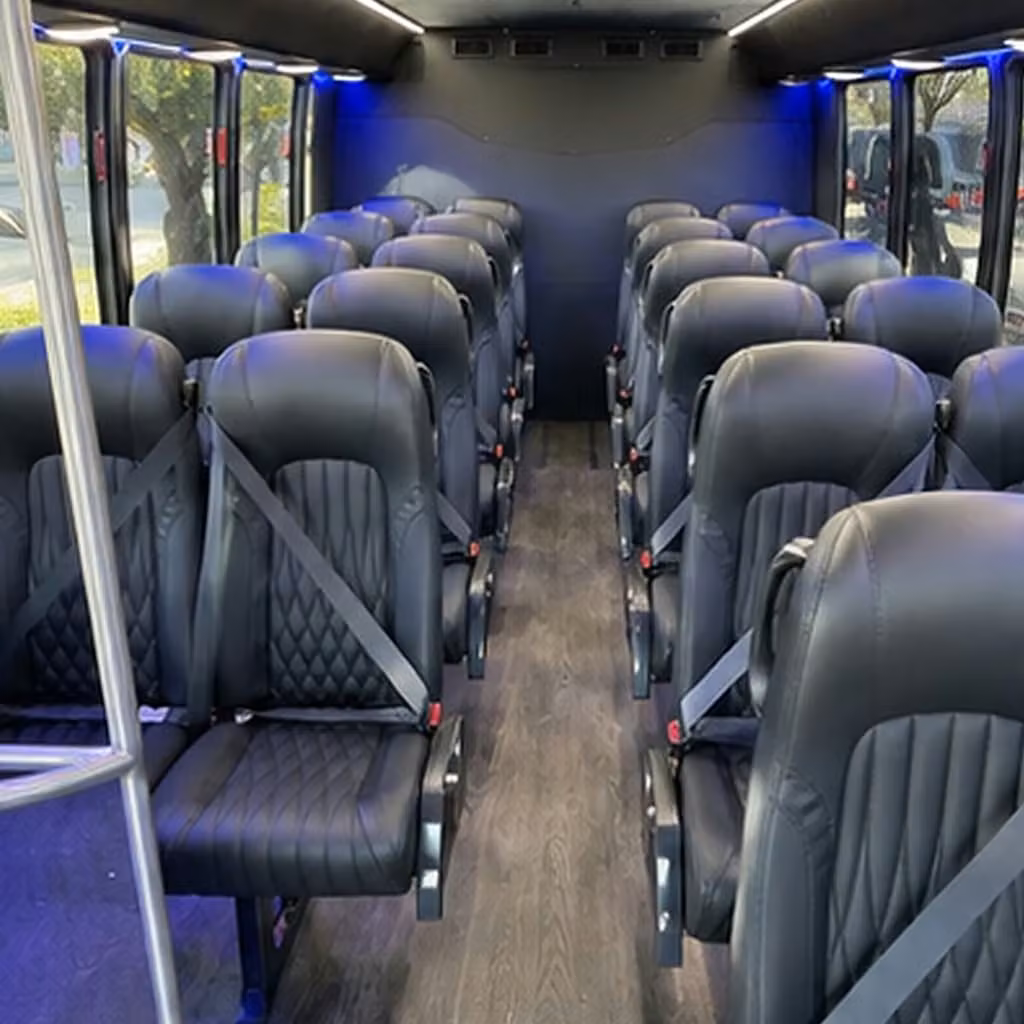 35 passenger minibus interior