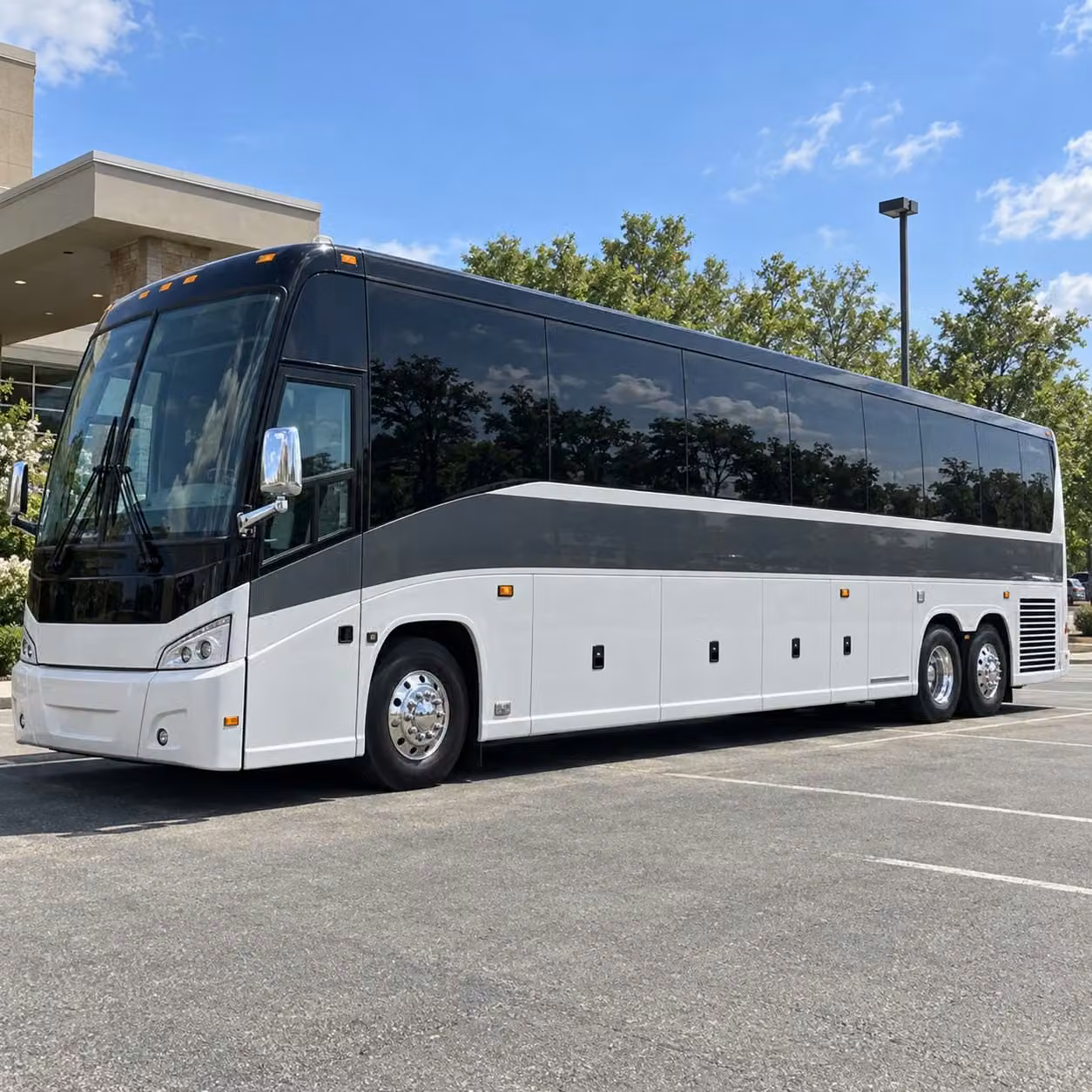 charter buses for large trenton prom groups traveling together